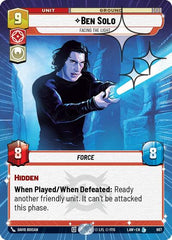 Ben Solo - Facing the Light - 687 - Legendary (Hyperspace Foil) - A Lawless Time