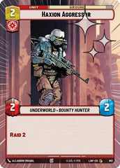 Haxion Aggressor - 692 - Common (Hyperspace Foil) - A Lawless Time