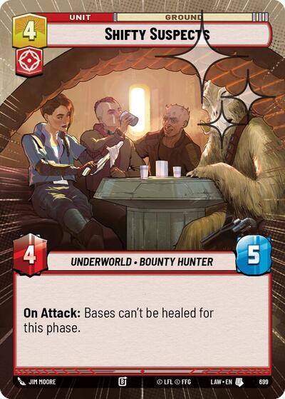Shifty Suspects - 699 - Uncommon (Hyperspace Foil) - A Lawless Time