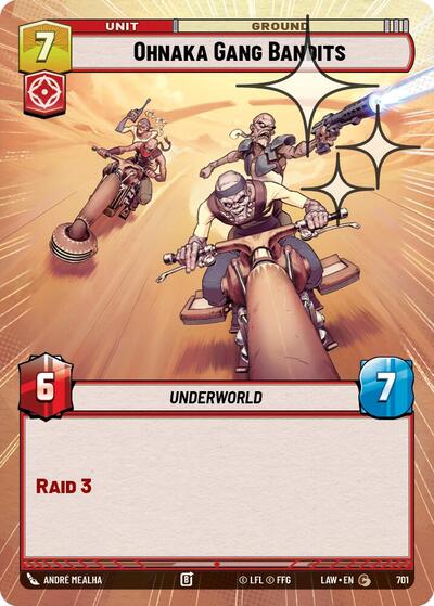 Ohnaka Gang Bandits - 701 - Common (Hyperspace Foil) - A Lawless Time