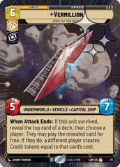 Vermillion - Qi'Ra's Auction House - 717 - Rare (Hyperspace Foil) - A Lawless Time