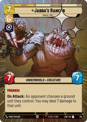 Jabba's Rancor - Snack Time! - 718 - Uncommon (Hyperspace Foil) - A Lawless Time