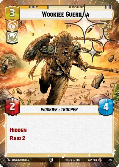Wookiee Guerilla - 722 - Common (Hyperspace Foil) - A Lawless Time