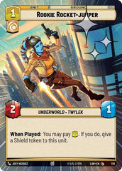 Rookie Rocket-jumper - 729 - Common (Hyperspace Foil) - A Lawless Time