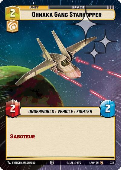 Ohnaka Gang Starhopper - 732 - Common (Hyperspace Foil) - A Lawless Time