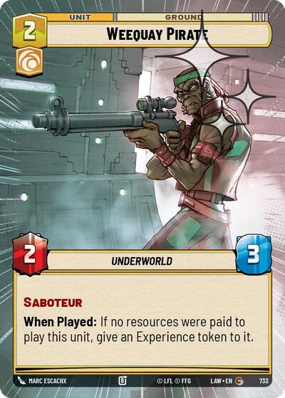 Weequay Pirate - 733 - Common (Hyperspace Foil) - A Lawless Time
