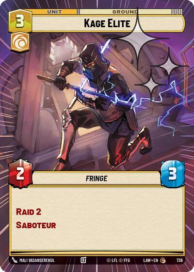 Kage Elite - 736 - Common (Hyperspace Foil) - A Lawless Time