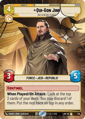 Qui-Gon Jinn - Influencing Chance - 739 - Rare (Hyperspace Foil) - A Lawless Time