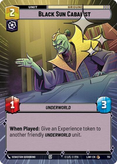Black Sun Cabalist - 751 - Common (Hyperspace Foil) - A Lawless Time