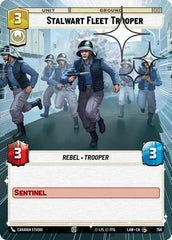 Stalwart Fleet Trooper - 756 - Common (Hyperspace Foil) - A Lawless Time