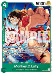 Monkey.D.Luffy - PRB02-005 - Super Rare (Red Bull Double Don!!) - One Piece Promotion Cards