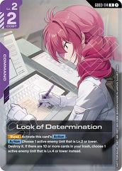 Look of Determination (Newtype Challenge 2026 Mission 2) - GD03-114 - RARE - Gundam Promotional Cards