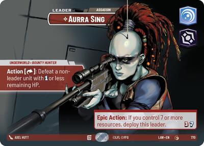 Aurra Sing - Assassin - 770 - Common (Showcase) - A Lawless Time