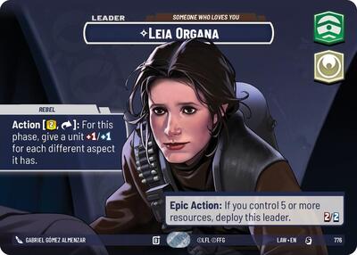 Leia Organa - Someone Who Loves You - 776 - Special (Showcase) - A Lawless Time