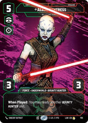 Asajj Ventress - Reluctant Hunter - 785 - Rare (Prestige) - A Lawless Time