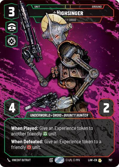 Highsinger - Deadly Droid - 787 - Rare (Prestige) - A Lawless Time
