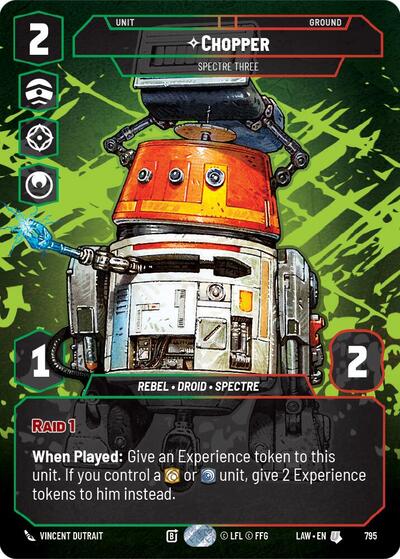 Chopper - Spectre Three - 795 - Uncommon (Prestige) - A Lawless Time