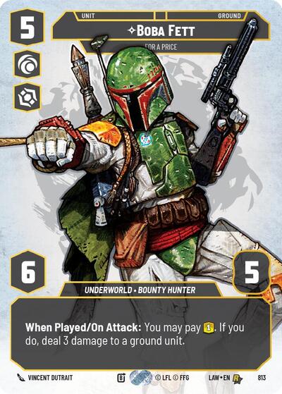 Boba Fett - For a Price - 813 - Rare (Prestige) - A Lawless Time