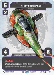 Fett's Firespray - In Pursuit - 814 - Rare (Prestige) - A Lawless Time