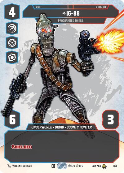 IG-88 - Programmed to Kill - 821 - Rare (Prestige) - A Lawless Time
