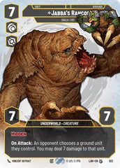 Jabba's Rancor - Snack Time! - 822 - Uncommon (Prestige) - A Lawless Time