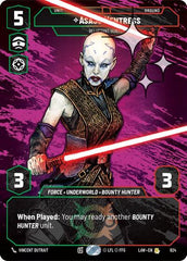 Asajj Ventress - Reluctant Hunter - 824 - Rare (Prestige Foil) - A Lawless Time