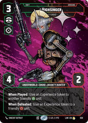 Highsinger - Deadly Droid - 826 - Rare (Prestige Foil) - A Lawless Time