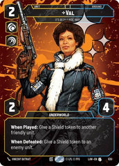 Val - It's Been a Ride, Babe - 830 - Uncommon (Prestige Foil) - A Lawless Time