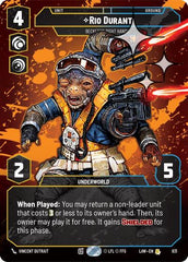 Rio Durant - Beckett's Right Hands - 831 - Rare (Prestige Foil) - A Lawless Time