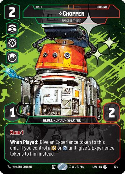 Chopper - Spectre Three - 834 - Uncommon (Prestige Foil) - A Lawless Time
