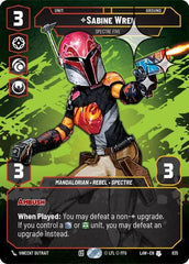 Sabine Wren - Spectre Five - 835 - Uncommon (Prestige Foil) - A Lawless Time
