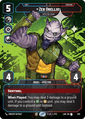 Zeb Orellios - Spectre Four - 836 - Uncommon (Prestige Foil) - A Lawless Time