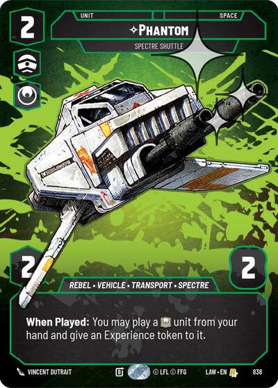 Phantom - Spectre Shuttle - 838 - Rare (Prestige Foil) - A Lawless Time