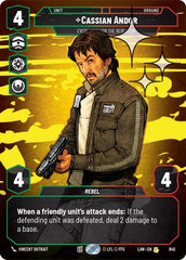 Cassian Andor - Everything for the Rebellion - 840 - Rare (Prestige Foil) - A Lawless Time