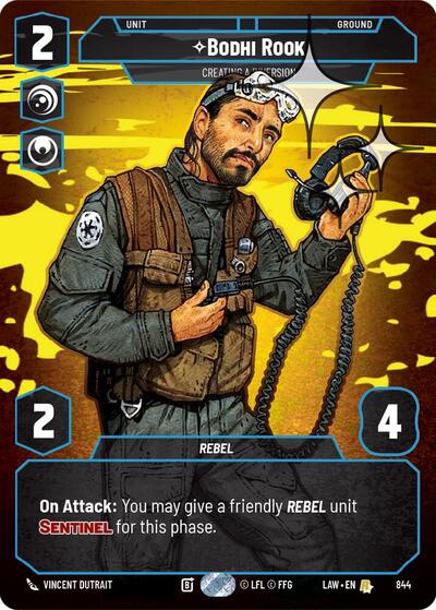 Bodhi Rook - Creating a Diversion - 844 - Rare (Prestige Foil) - A Lawless Time