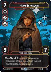 Luke Skywalker - Profit or Be Destroyed - 845 - Legendary (Prestige Foil) - A Lawless Time