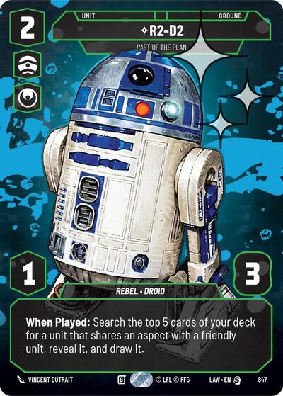 R2-D2 - Part of the Plan - 847 - Special (Prestige Foil) - A Lawless Time