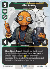 Maz Kanata - Where's My Boyfriend? - 859 - Legendary (Prestige Foil) - A Lawless Time