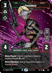 Highsinger - Deadly Droid (Serialized) - 865 - Rare - A Lawless Time