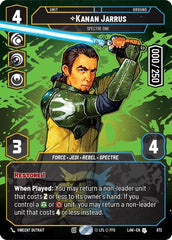Kanan Jarrus - Spectre One (Serialized) - 872 - Uncommon - A Lawless Time