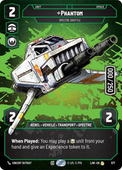 Phantom - Spectre Shuttle (Serialized) - 877 - Rare - A Lawless Time