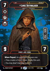 Luke Skywalker - Profit or Be Destroyed (Serialized) - 884 - Legendary - A Lawless Time