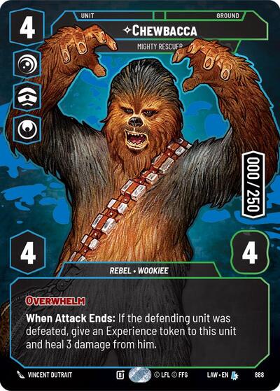 Chewbacca - Mighty Rescuer (Serialized) - 888 - Legendary - A Lawless Time