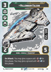 Millennium Falcon - Dodging Patrols (Serialized) - 890 - Uncommon - A Lawless Time