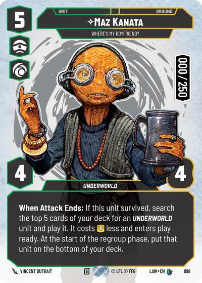 Maz Kanata - Where's My Boyfriend? (Serialized) - 898 - Legendary - A Lawless Time