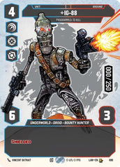 IG-88 - Programmed to Kill (Serialized) - 899 - Rare - A Lawless Time