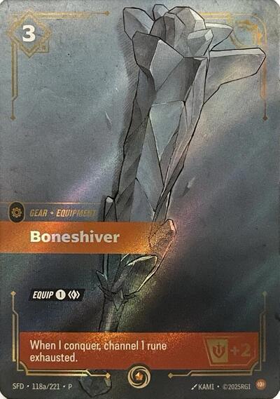 Boneshiver - 118a/221 - Promo - Riftbound Organized Play Promotional Cards