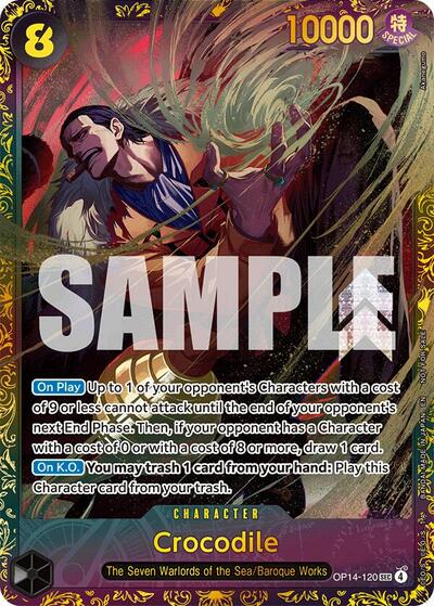 Crocodile - OP14-120 (CS26-27 Regionals Season 1) - OP14-120 - Promo - One Piece Promotion Cards