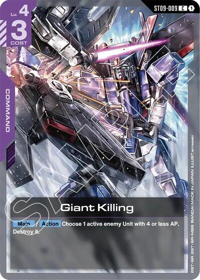 Giant Killing - ST09-009 - COMMON - Starter Deck 09: Destiny Ignition