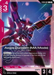Aegis Gundam (MA Mode) - ST04-007 - COMMON - Starter Deck 09: Destiny Ignition